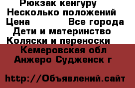 Рюкзак кенгуру 0 . Несколько положений › Цена ­ 1 000 - Все города Дети и материнство » Коляски и переноски   . Кемеровская обл.,Анжеро-Судженск г.